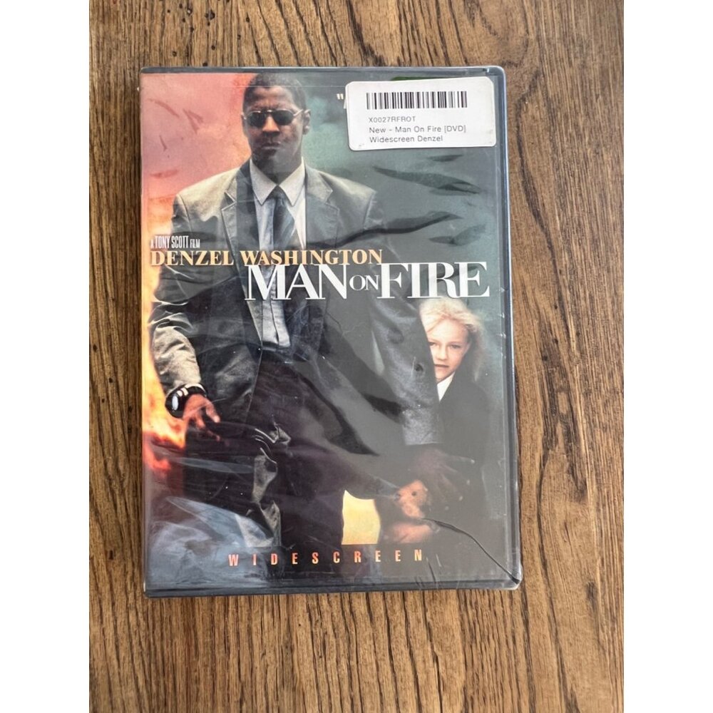 Man On Fire DVD Widescreen Movie Denzel Washington Action Drama Movie NEW Sealed
